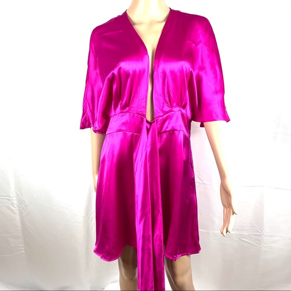 Cami NYC Dresses & Skirts - CAMI NYC PINK SILK SEXY DRESS SIZE L